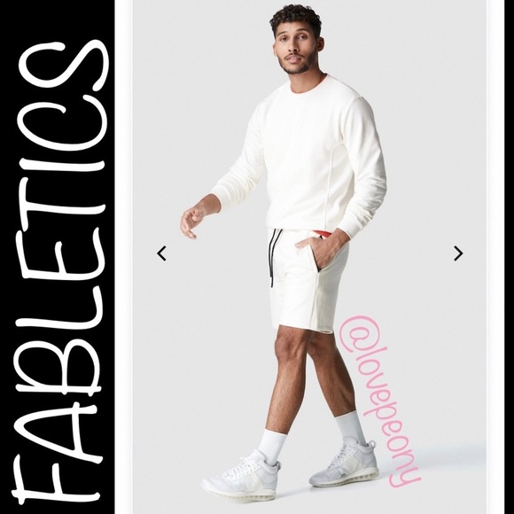 FABLETICS The Courtside French Terry Short Bone - Picture 1 of 16